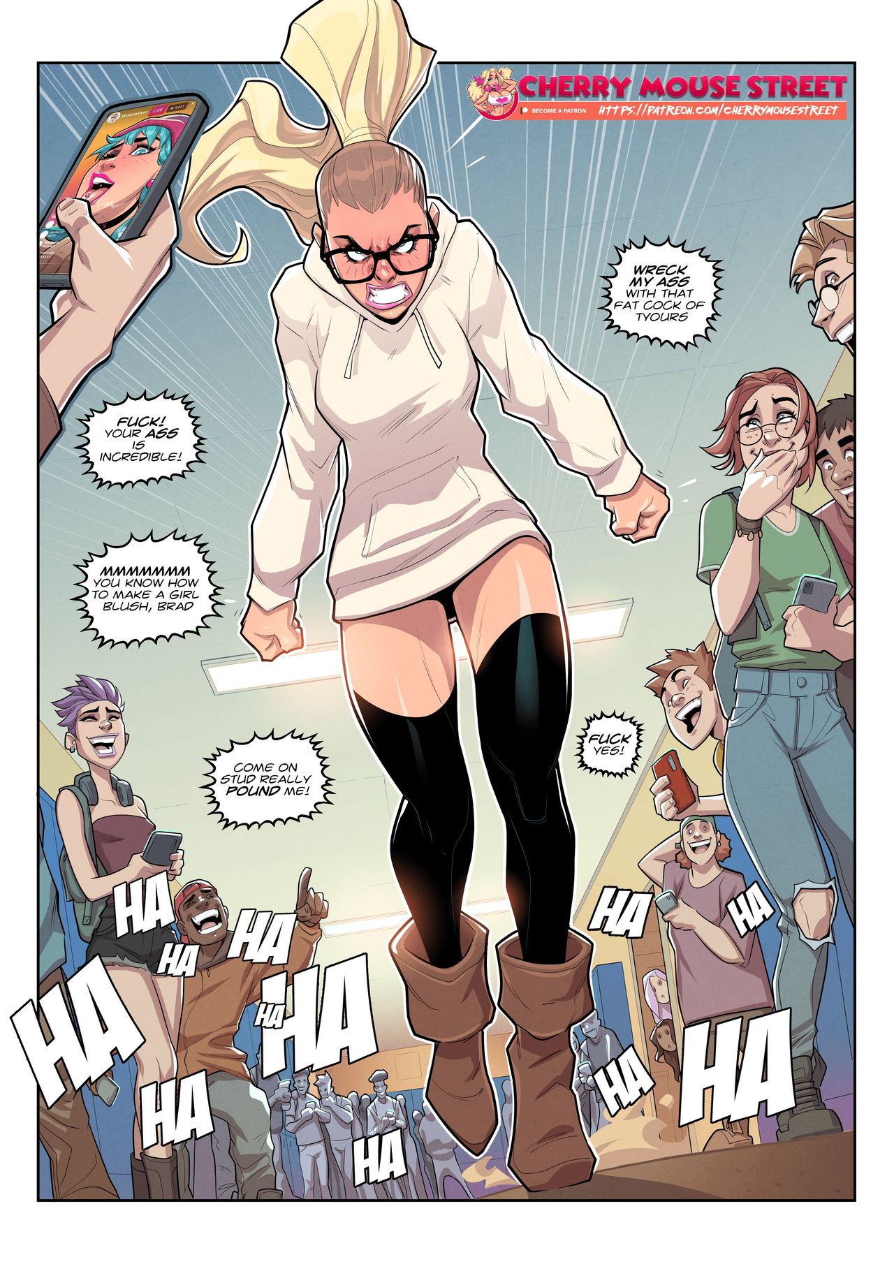 Fanny Bad Cheerleader Page Comic Porn Xxx