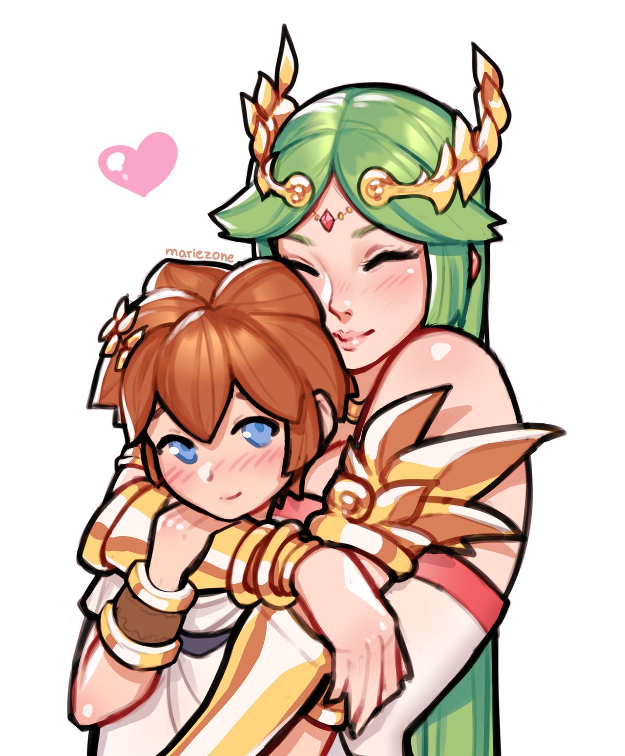 Palutena and Pit page 1 full