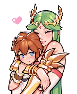 Palutena and Pit