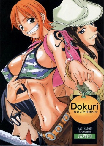 (C63) [Majimadou (Matou)] Dokuri Marugoto Namashibori (One Piece) [English] [hardcase8translates] [Colorized] cover