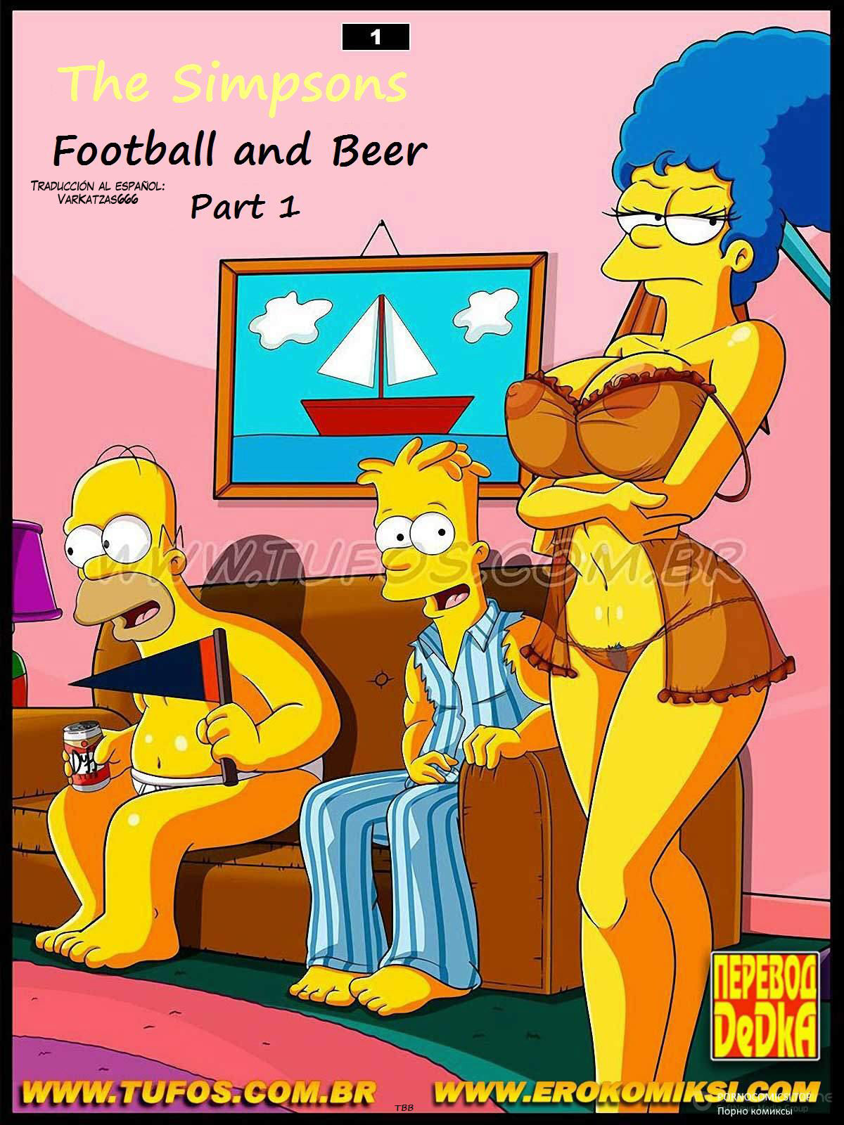Los Simpsons:Football and Beer Part 1 page 1 full