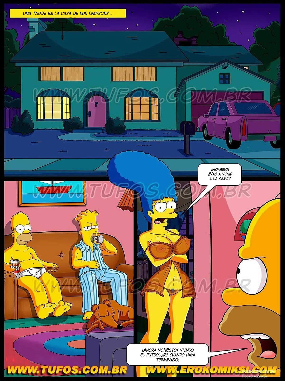 Los Simpsons:Football and Beer Part 1 page 6 full