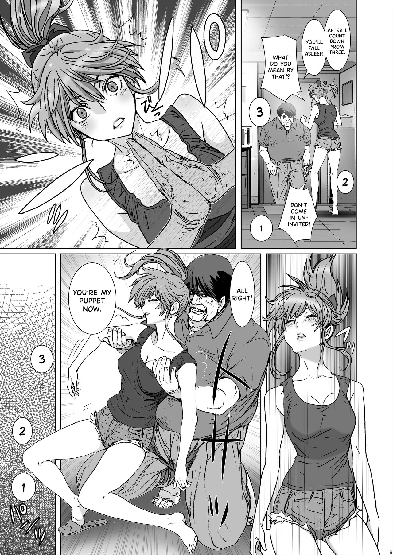 Kuso Haradatsu Tonari no Yariman Yankee o Saiminjutsu de Saikoukyuu Onaho ni Suru page 9 full