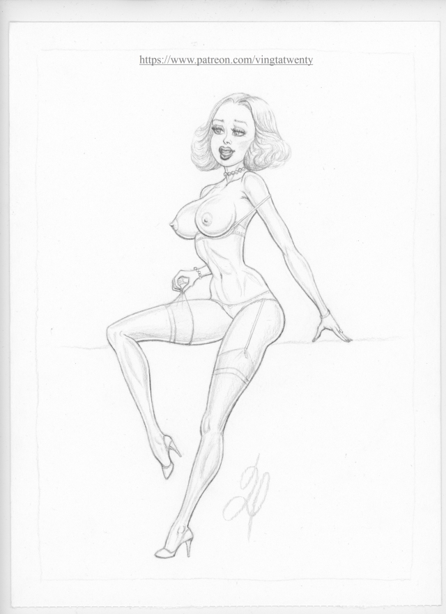 VingtATwenty pencil art page 6 full