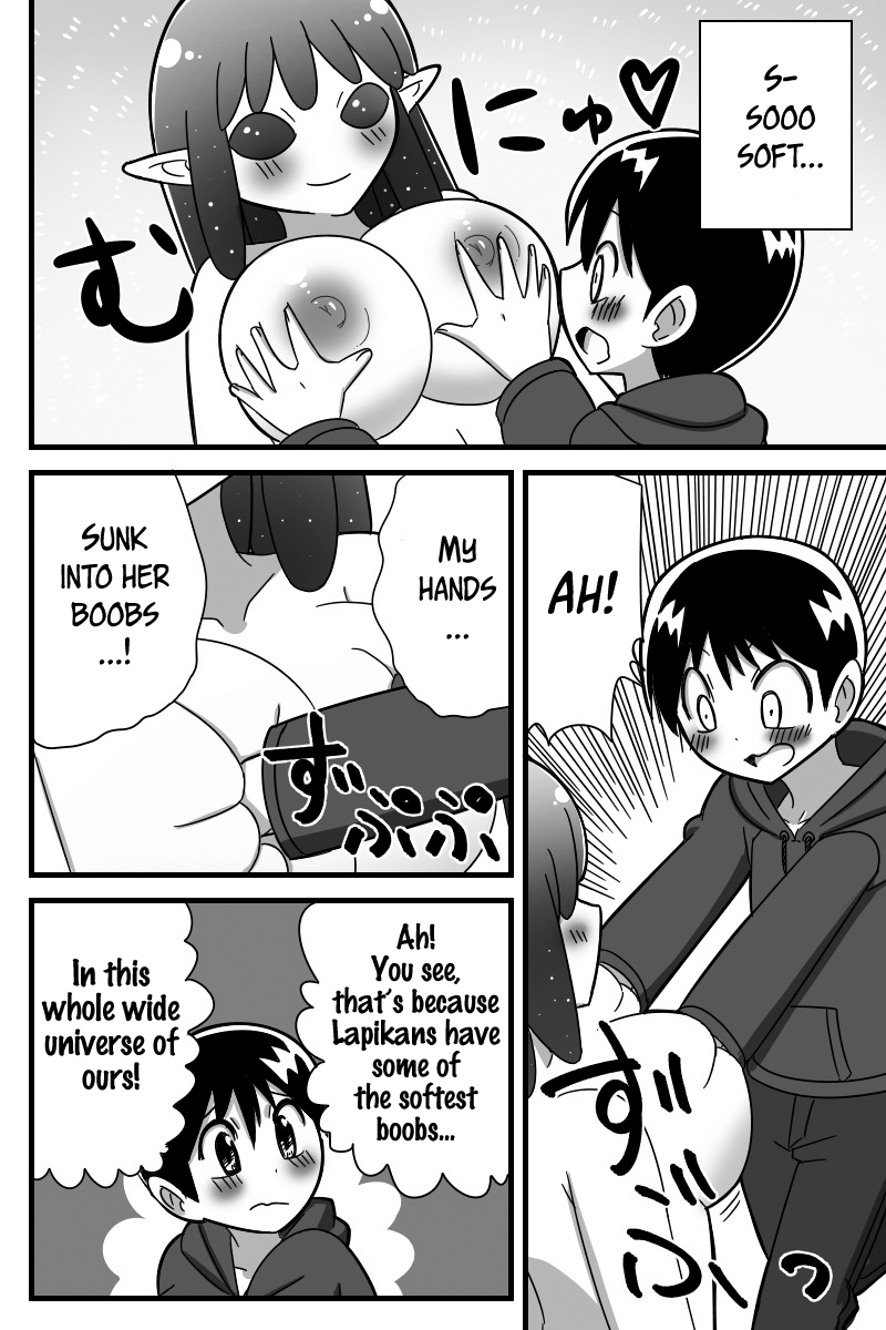 Uchuujin ni Rachi Sarete Uchuujin Muke AV ni Shutsuen Shichatta Shounen no Hanashi | A story about a boy who was abducted by aliens and asked to make an alien orientated porno page 5 full