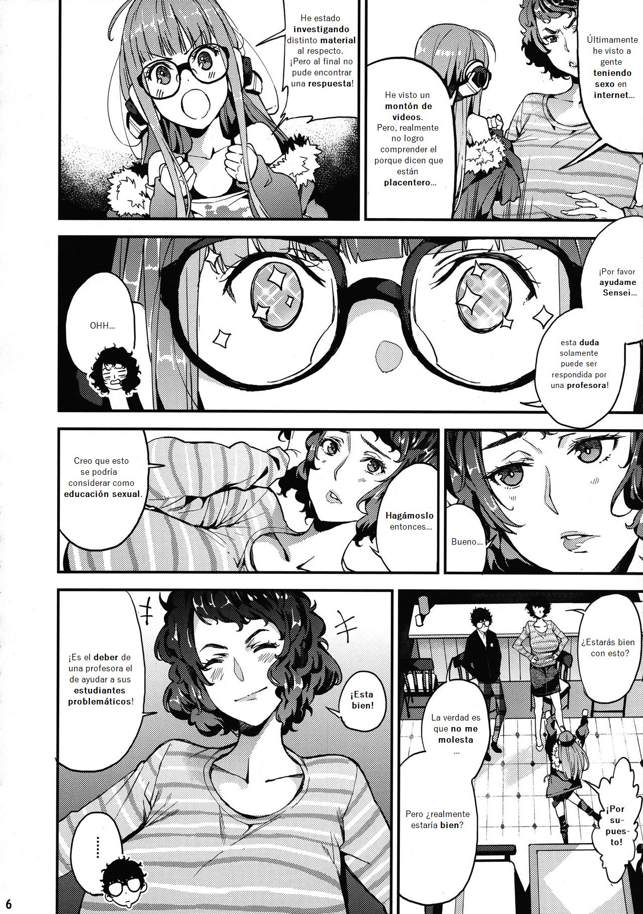 Kawakami Sensei to Futaba no Himitsu Kojin Jugyou | Una lección privada y secreta con Futaba y Kawakami-sensei page 6 full