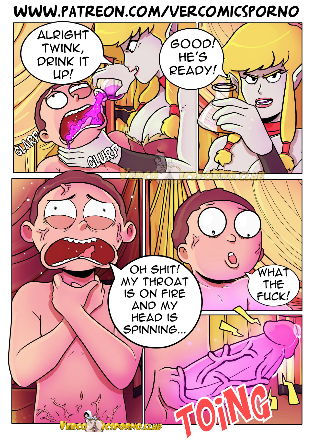Rick & Morty: Pleasure Trip 4 -  -  - page 12 full