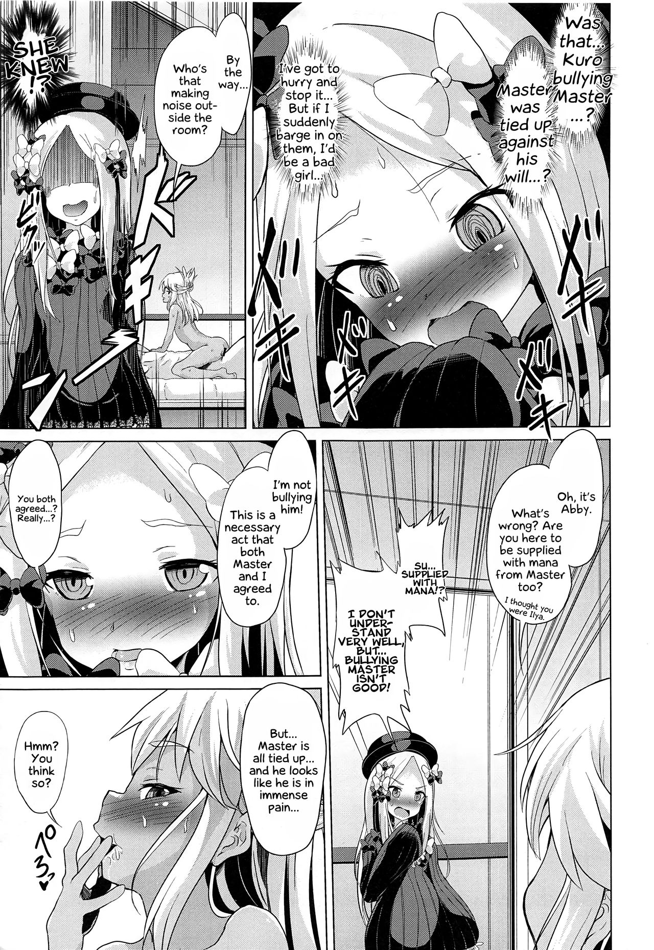 waruiko futari de master wo GYAKURE shima-su. | Two Baaad Girls Reverse Rape Their Master. page 4 full