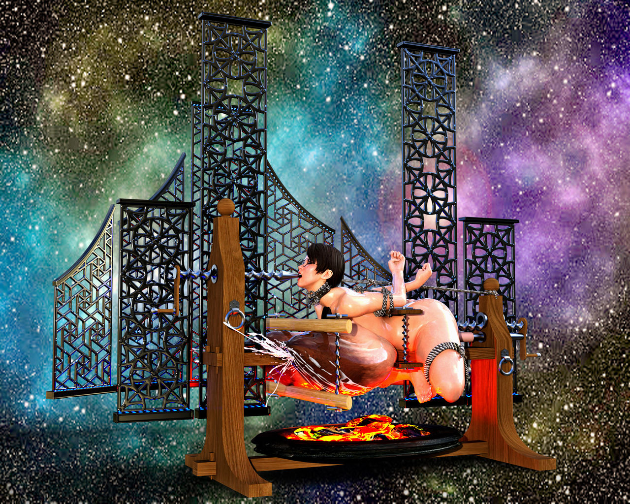 Cattleya QUEEN'S BLADE TITTY PENDULUM TORTURE OR PLANK ROASTED page 11 full