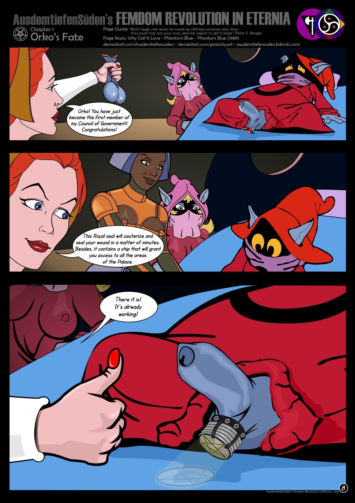 Femdom Revolution in Eternia page 9 full