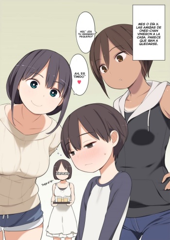[Higuma-ya (Nora Higuma)] Onee-chan no Tomodachi ga Totemo Seiteki Datta Otouto-kun no Hanashi [Spanish] cover