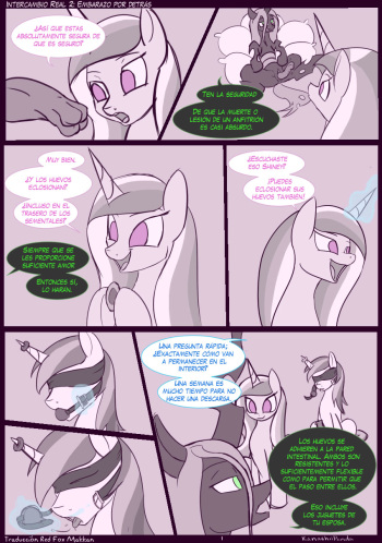 [Kanashiipanda] Royal saga 02 Intercambio Real 2 (My Little Pony Friendship is Magic) [Spanish] [Red Fox Makkan] cover