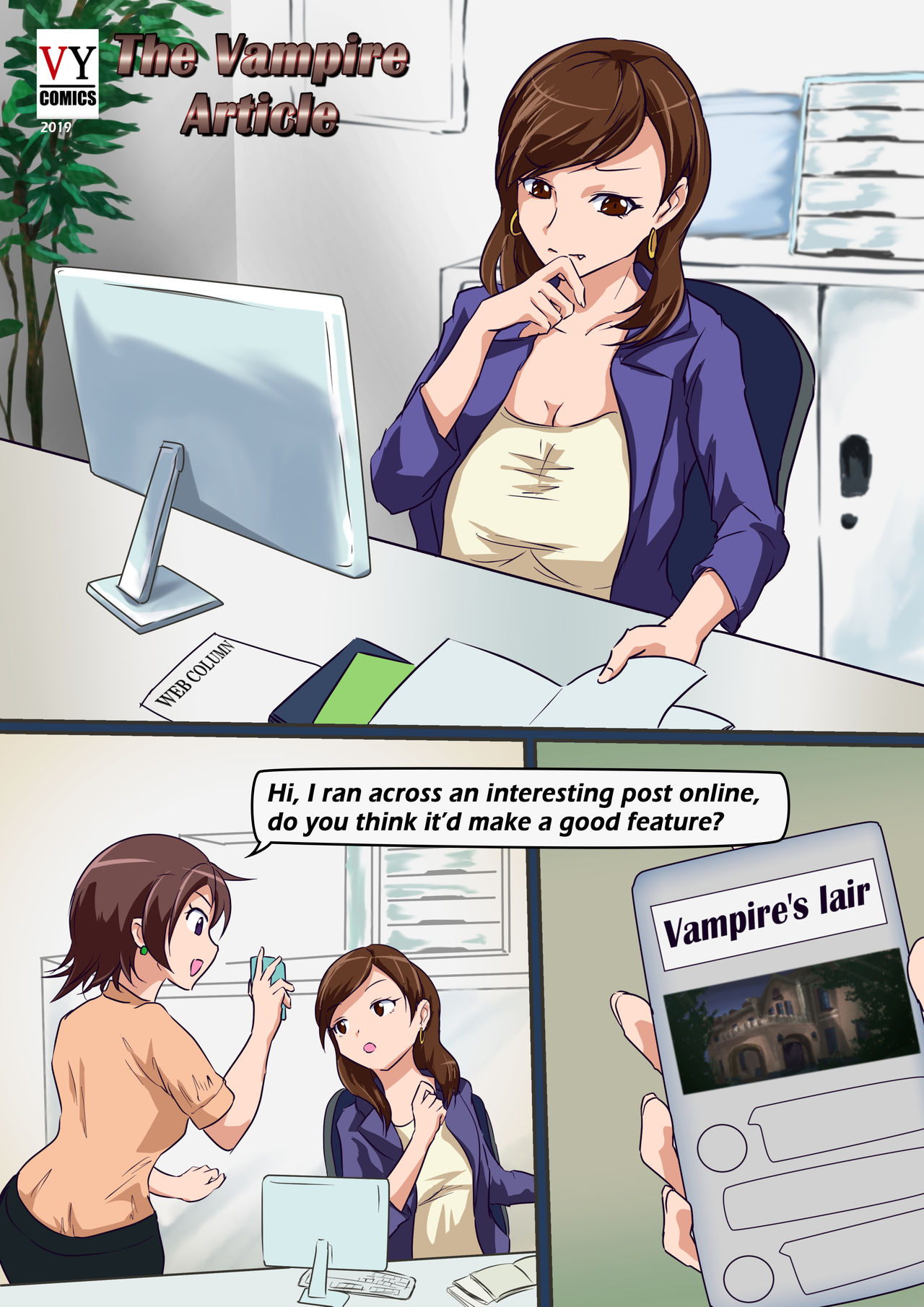 The Vampire Article 1 page 1 full