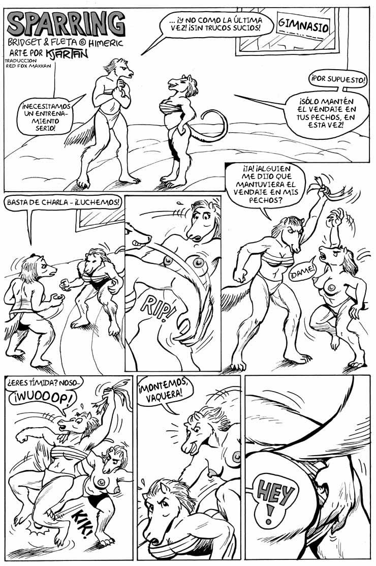 Sparring page 1 full