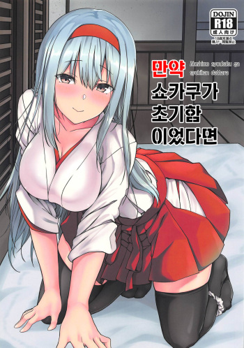 (COMIC1☆15) [satomachine. (Satou Samu)] Moshimo syoukaku ga syokikan dattara | 만약 쇼카쿠가 초기함이었다면 (Kantai Collection -KanColle-) [Korean] cover