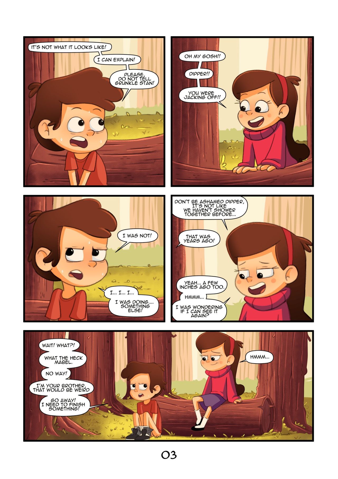Gravity Falls – Secret Of The Woods  - english page 4 full