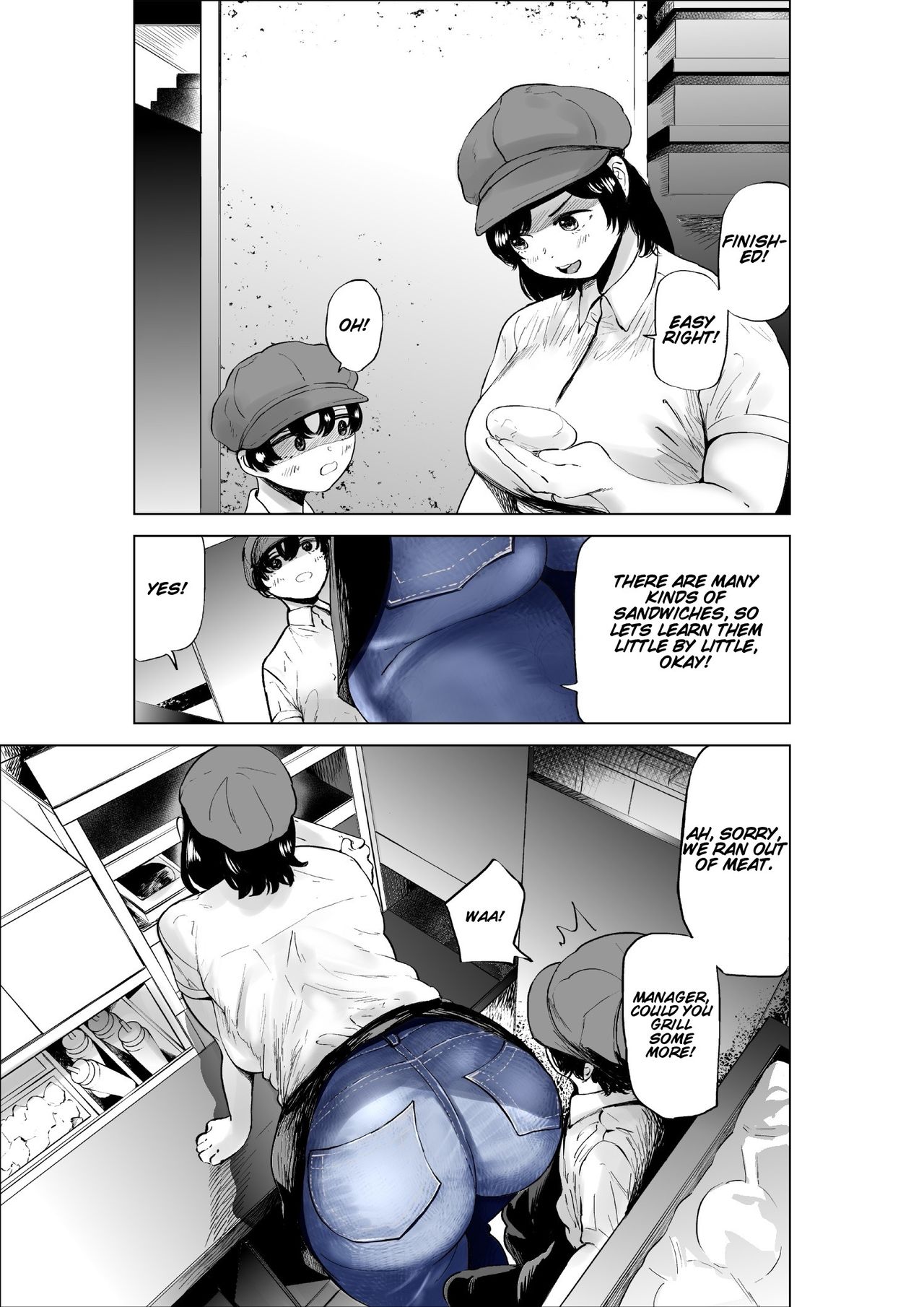 Sekkyokuteki na Beit no Senpai no Hanashi | A Story Of A Senior Part-Timer page 11 full