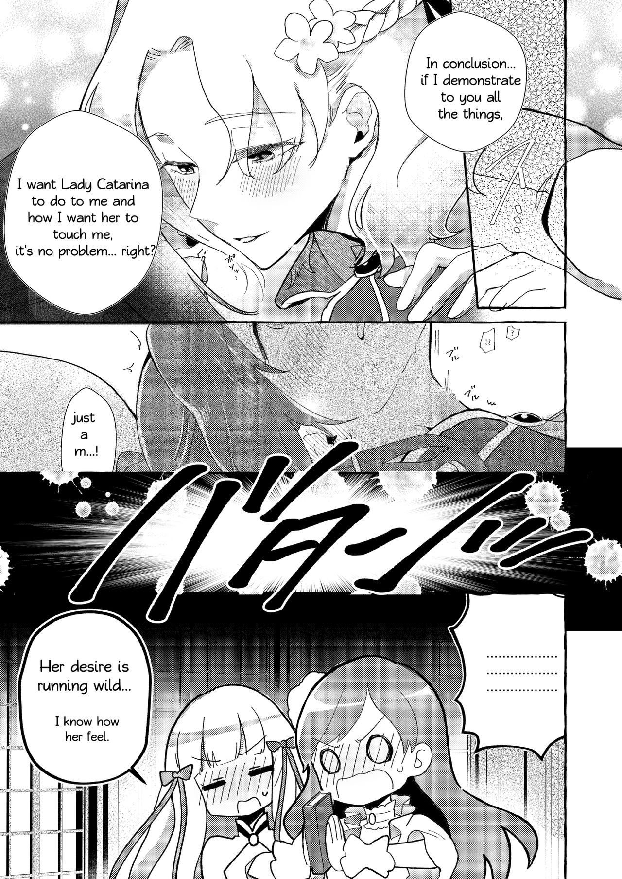 The heroine of the damsel-in-distress game, entered a room that would catastrophe her if she didn't let her go three times page 12 full