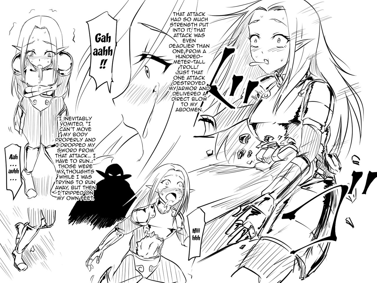 Haiboku Elf no Onna Kishi Orc Ryoujoku, Soshite... | A Female Elf Knight Gets Assaulted By An Orc, And Then... page 11 full