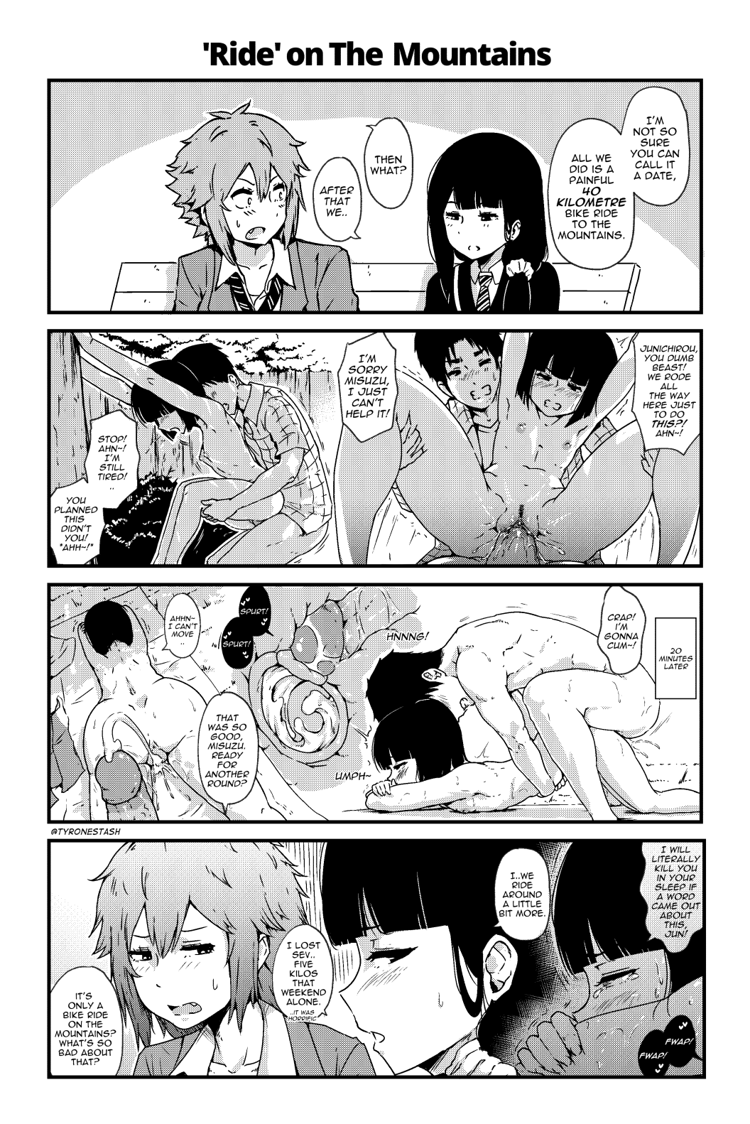 Tomo-chan comics page 3 full