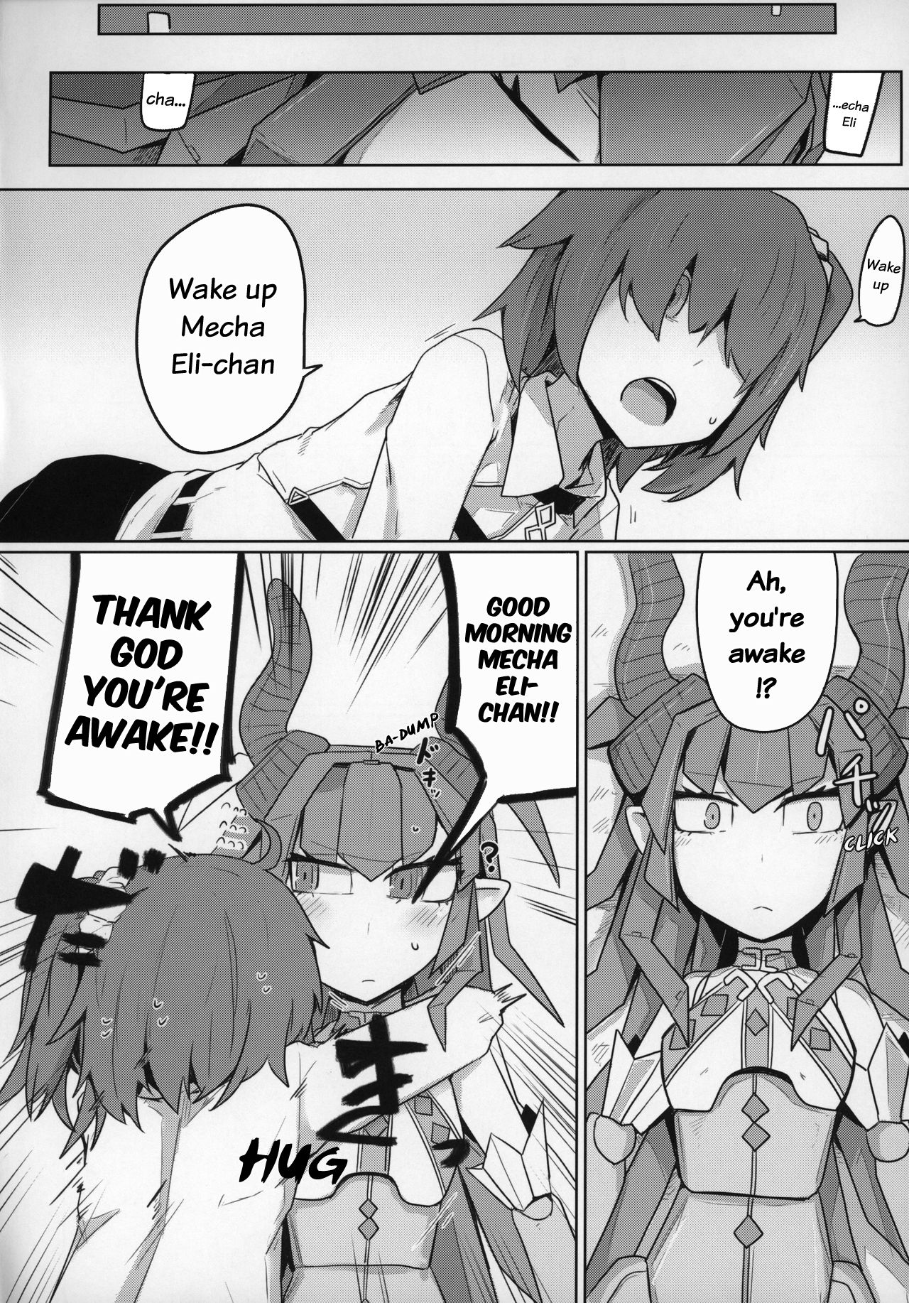 Koisuru Mecha Eli-chan to Josou Master | Lovestruck Mecha Eli-chan and Her Cross-dressing Master page 5 full