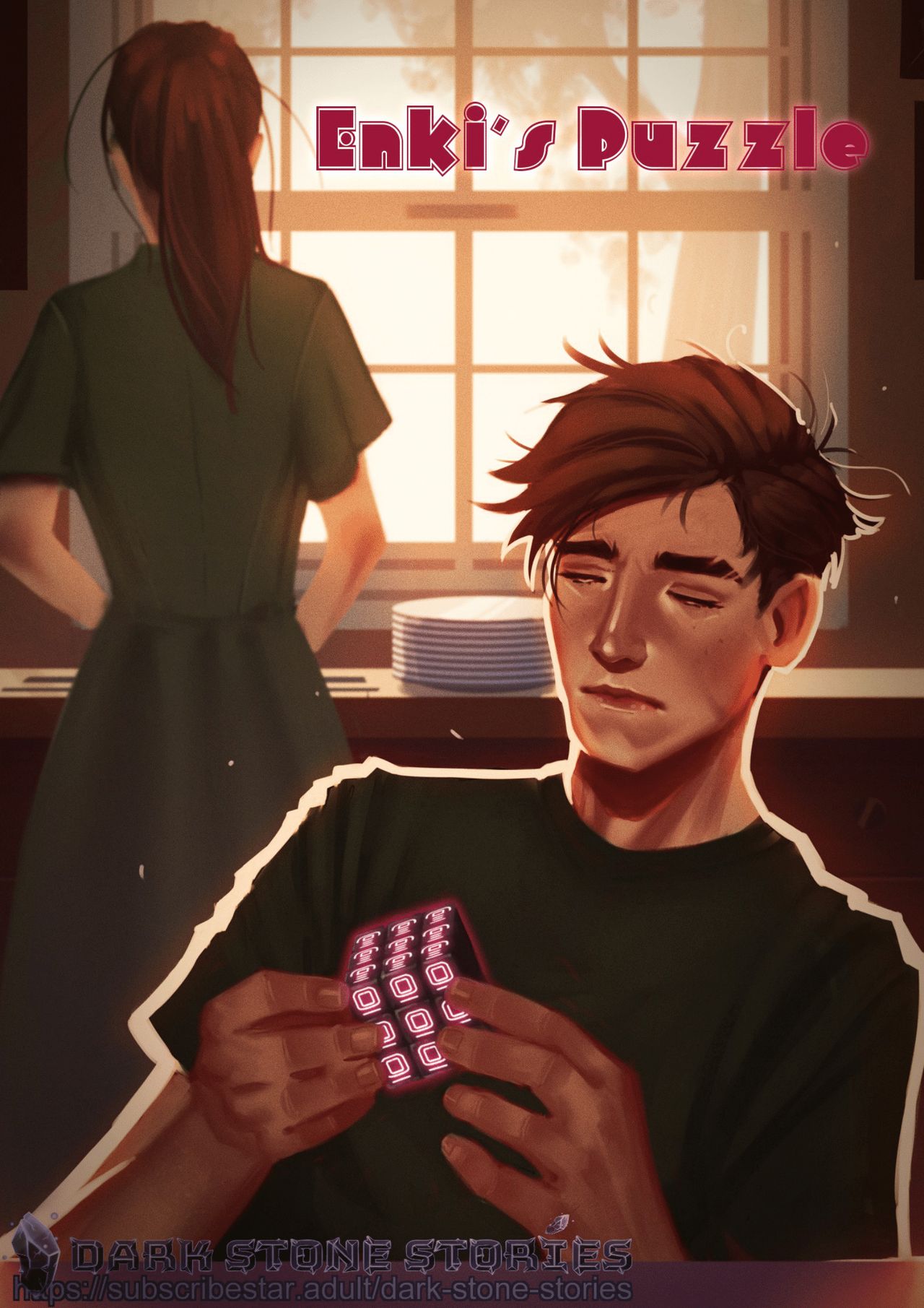Enki's Puzzle Chapter 1: Dark Stone Stories page 1 full