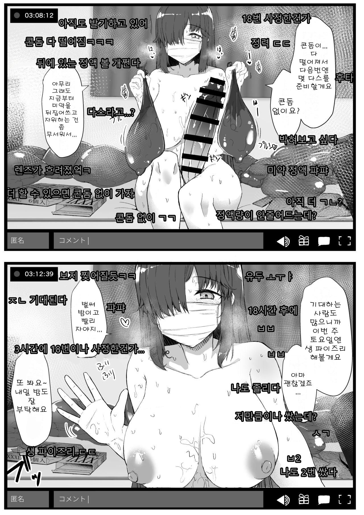 Futa Musume ni Itazura Shicha Ikemasen | 후타녀에게 장난치면 안 돼요 -자위 방송 편- page 10 full