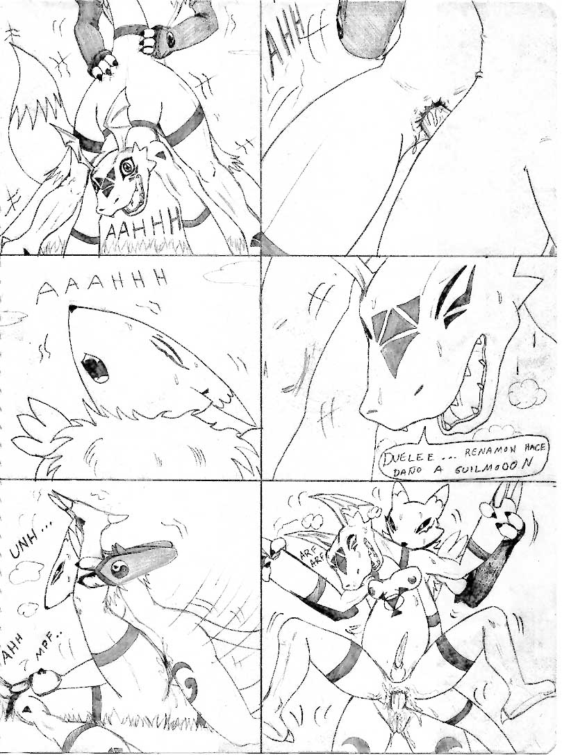La Violacion de Guilmon page 8 full