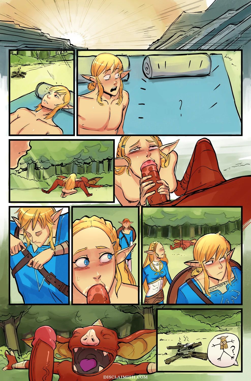 The Legend of Zelda: Breath of Bokoblin Cock page 10 full