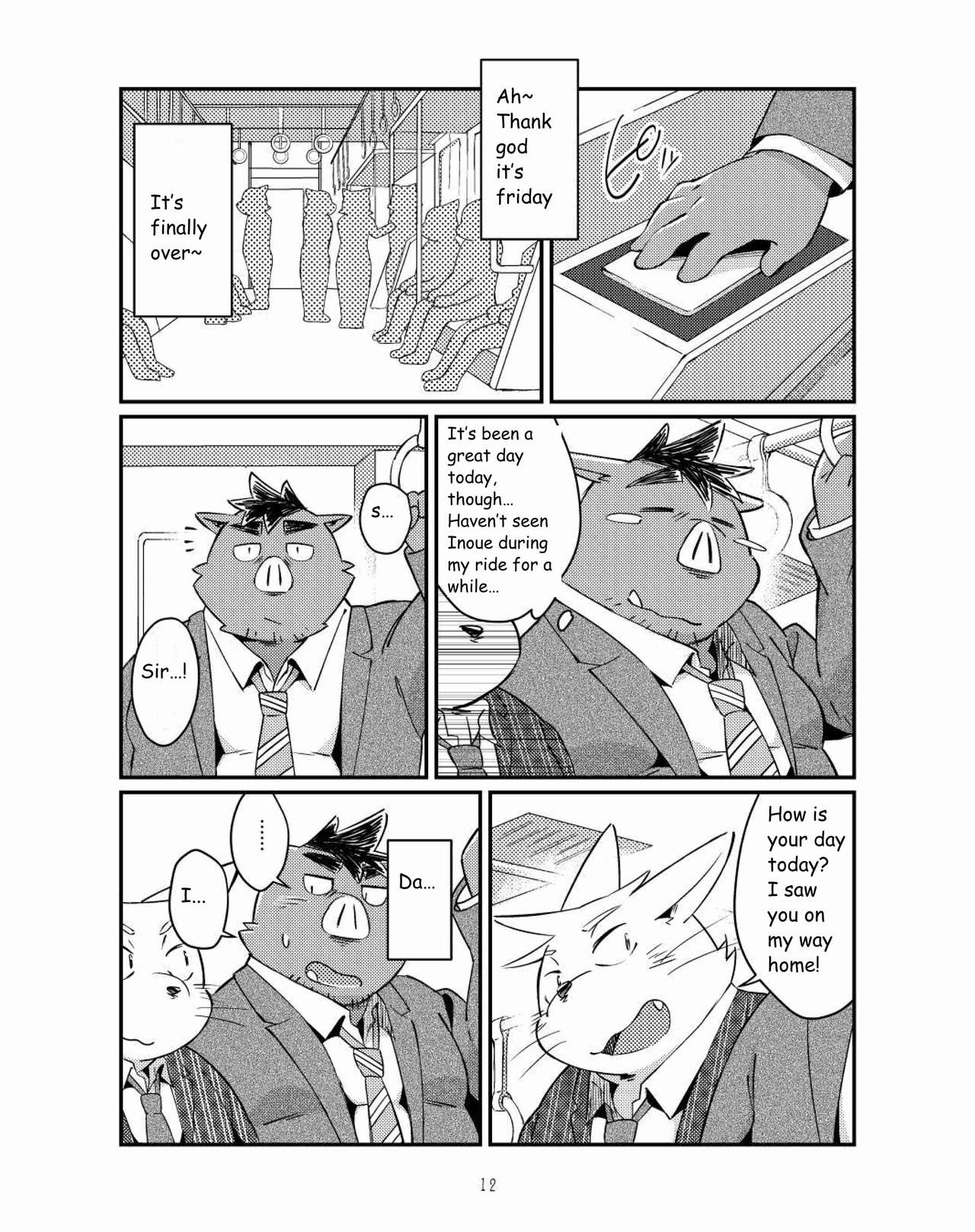 Ikawa buchou to Inoue-kun to. page 11 full