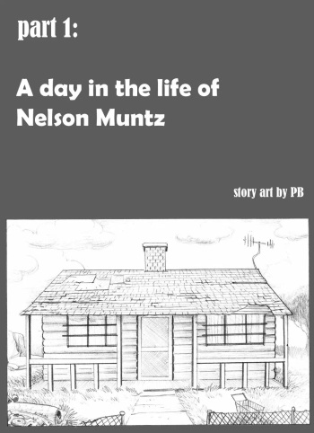 A Day In The Life Of Nelson Muntz (The Simpsons) [Pandoras Box] Story Art by PB cover