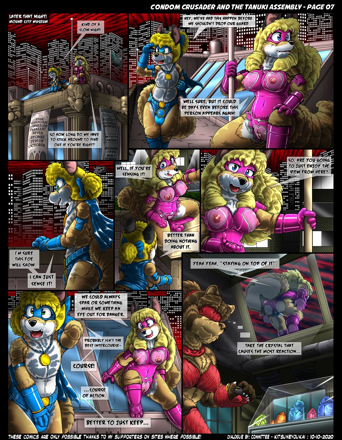 Condom Crusader and the Tanuki Assembly by Kitsune Youkai page 7 full