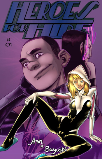 (bayushi) Spider-man - Heroes for Hire(ongoing) cover