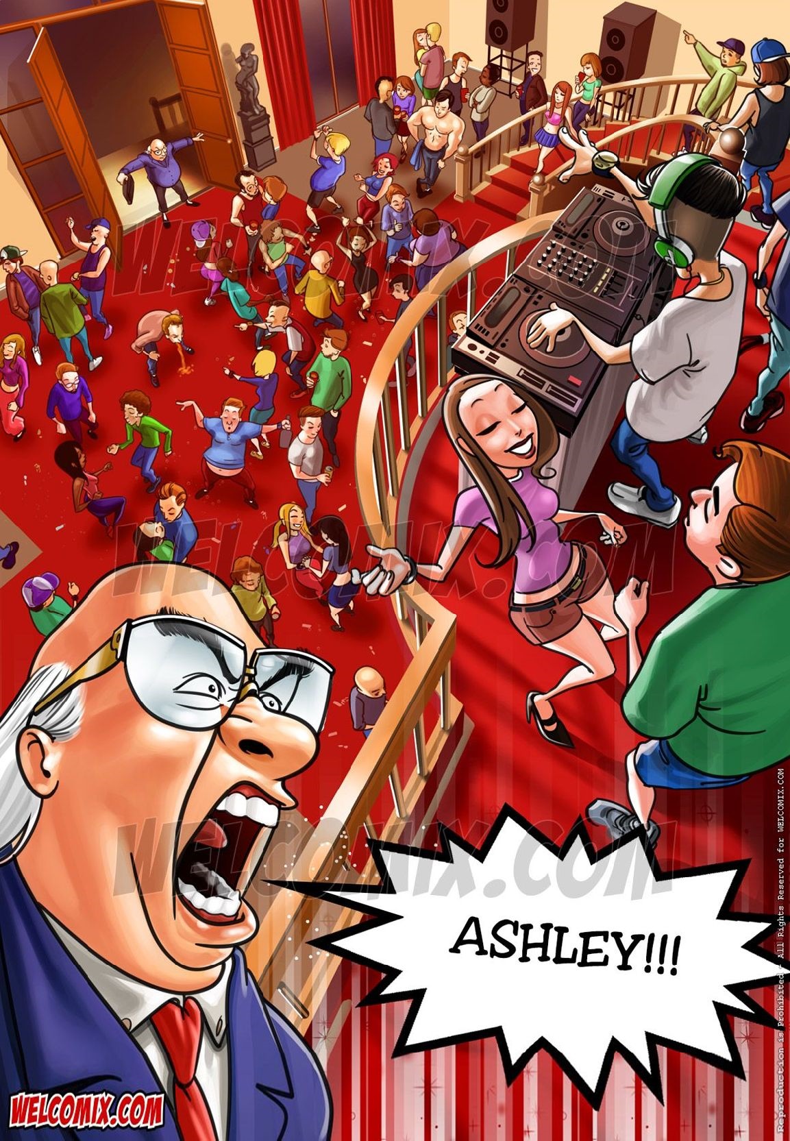 Pleasure Mansion  - 2 - Raging Party at the mansion - english page 3 full