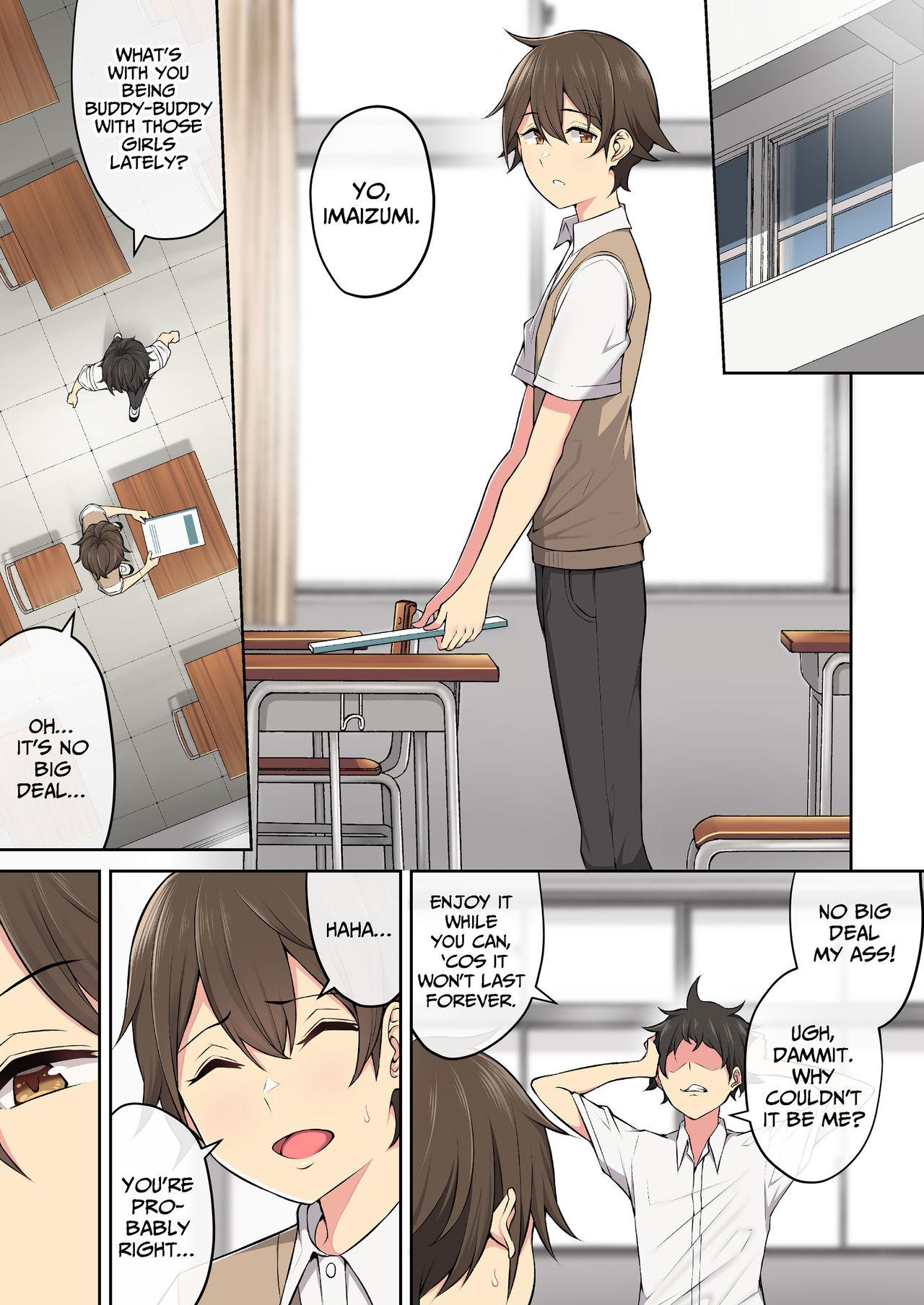 Imaizumin-chi wa Douyara Gal no Tamariba ni Natteru Rashii 3 | IMAIZUMI BRINGS ALL THE GYARUS TO HIS HOUSE 3 page 2 full