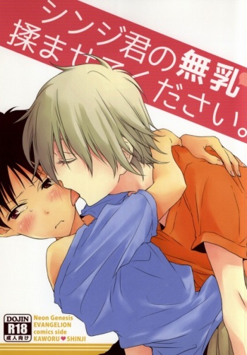 (HaruCC18) [HAIMITAI (Supana)] Shinji-kun no Munyuu Momasete Kudasai. | Please Let Me Grope Shinji-kun's Tits. (Neon Genesis Evangelion) [English] cover