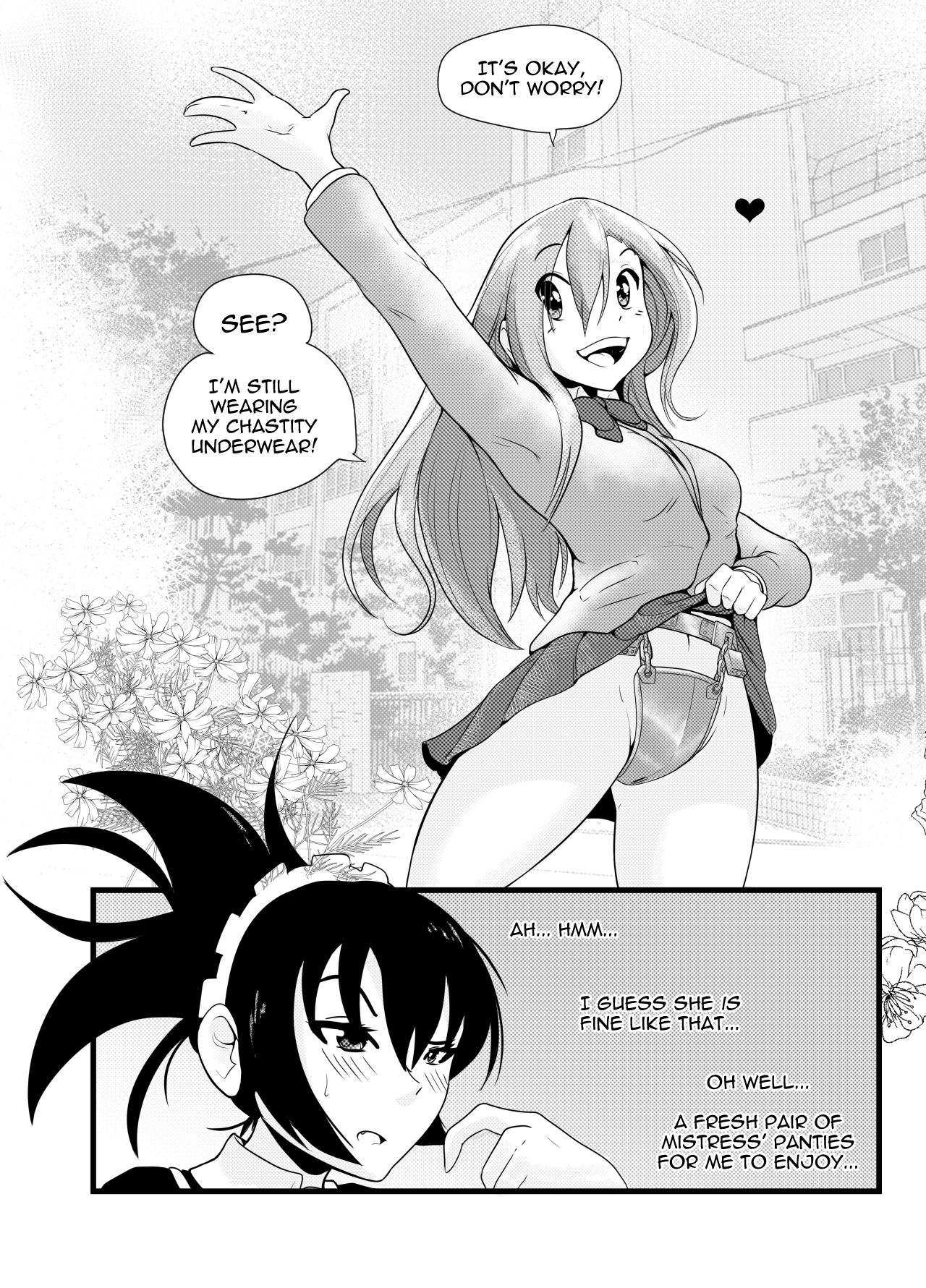I Was Caught Masturbating by My Maid and She Locked Me in a Chastity Belt! page 12 full