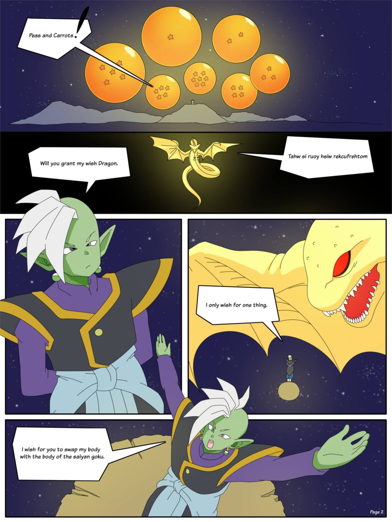Dragon Ball Yamete: Zamasu's Ambition page 4 full