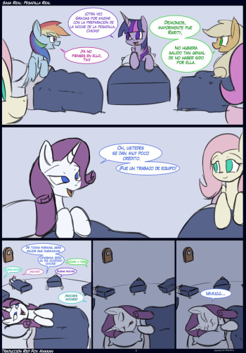 [Kanashiipanda] Royal saga 05/06 Pesadilla Real / Boda Real (My Little Pony Friendship is Magic) [Spanish] [Red Fox Makkan] cover