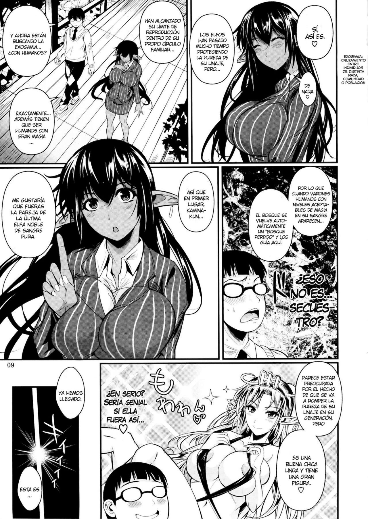 High Elf × High School 1-9 . page 12 full