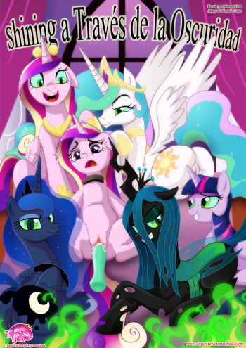 [Palcomix] Shinning A Travez de La Oscuridad (My Little Pony: Friendship is Magic) [Spanish] [Red Fox Makkan] cover