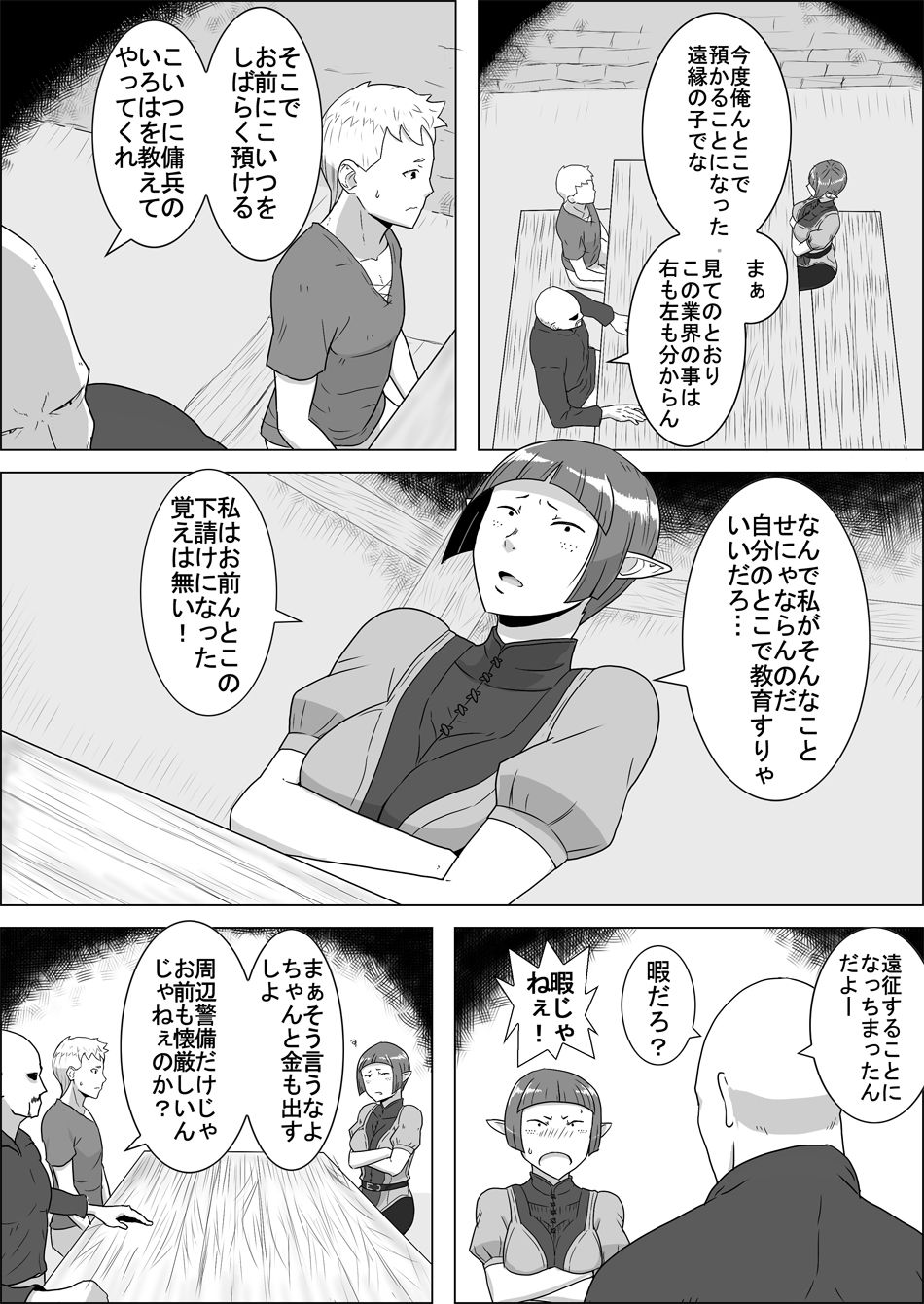 Mada Daimei no Nai Fantasy - Jimi na Elf to Minarai no Senshi I-XIII page 2 full