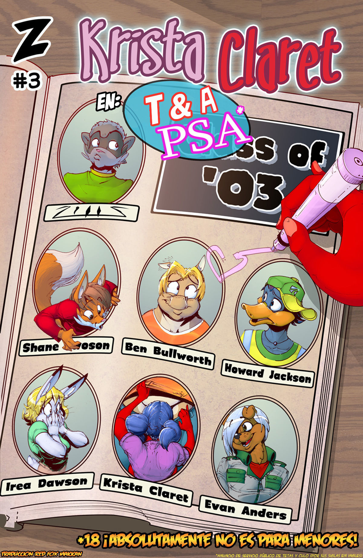 Krista Claret: T&A PSA page 1 full