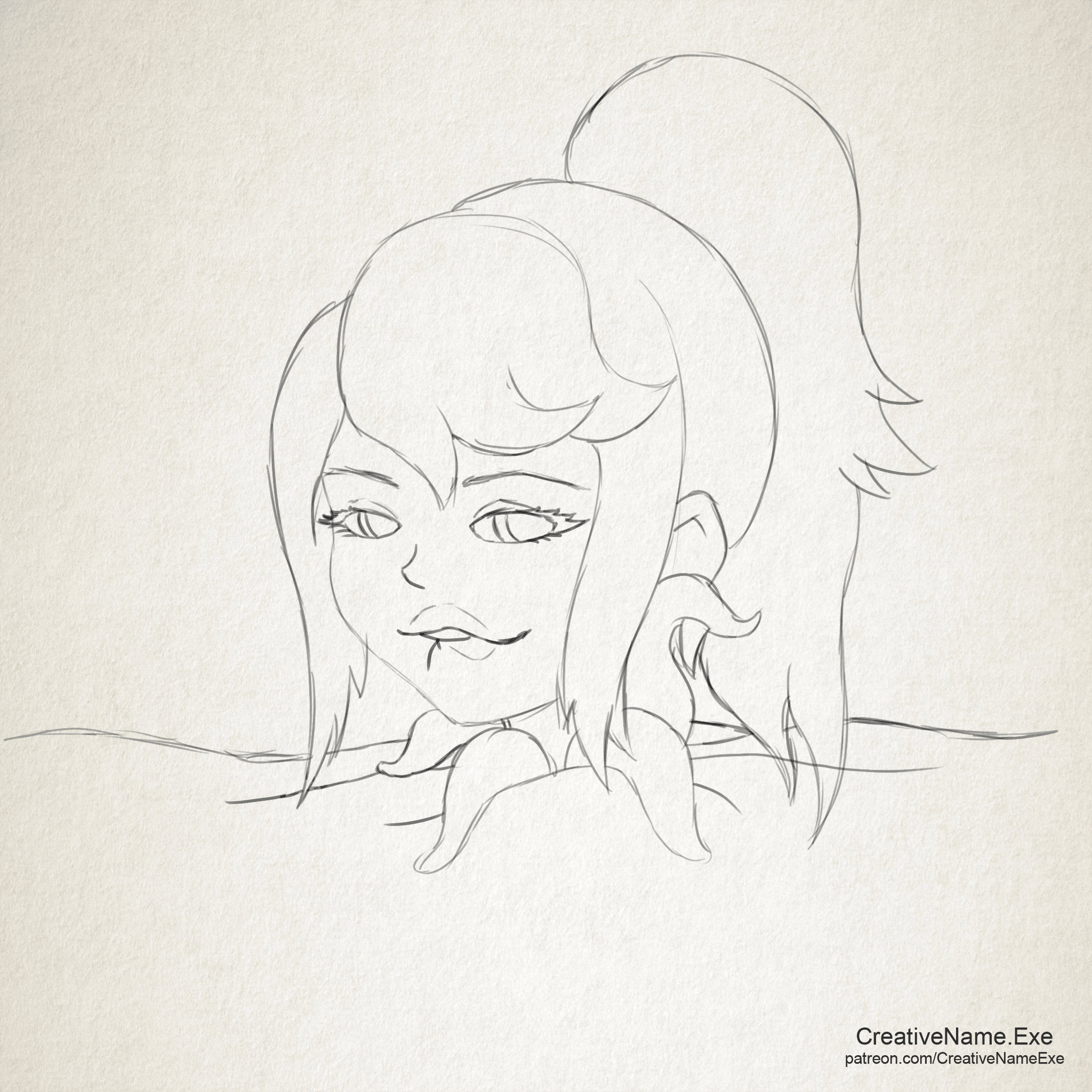 Samus Expressions 1 - Animated Sketch page 1 full