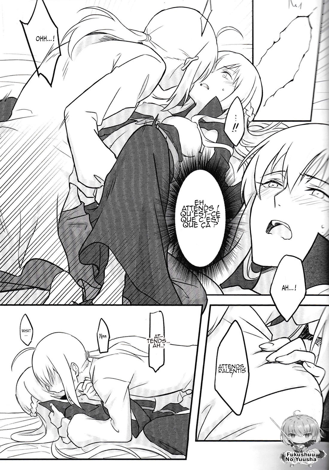 Fate Fanbook #1 Artoria x Morgan page 12 full