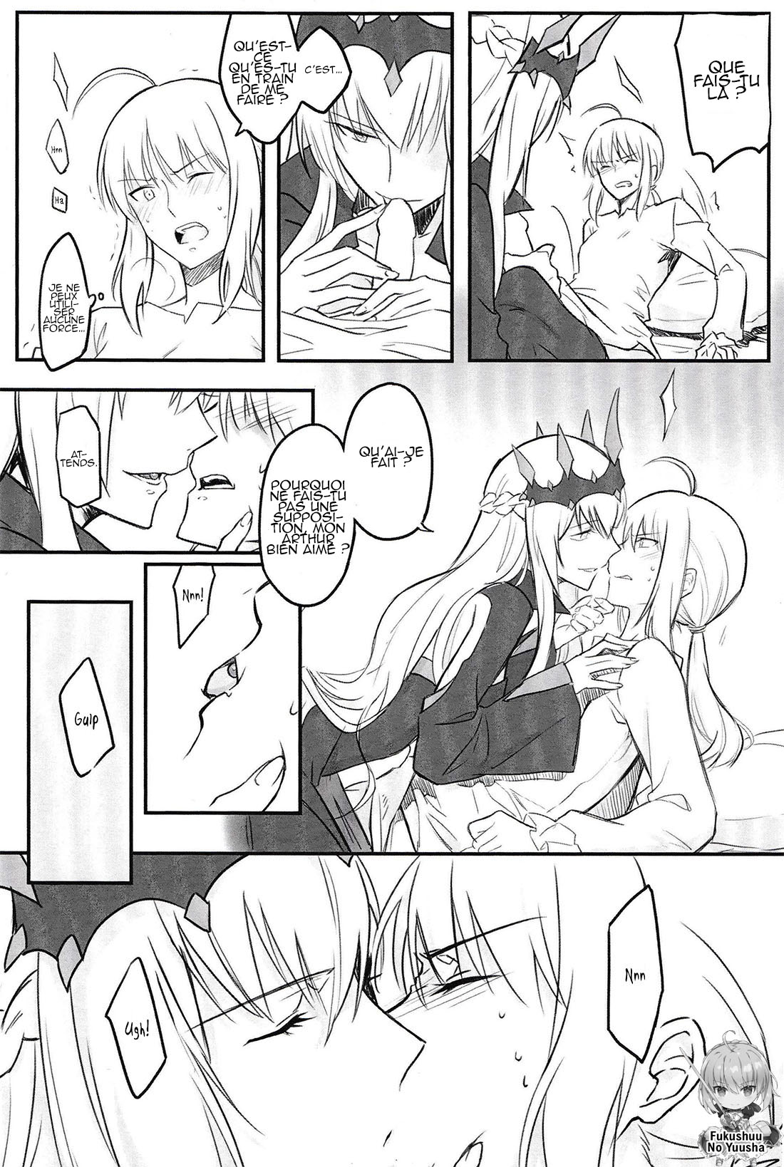 Fate Fanbook #1 Artoria x Morgan page 7 full