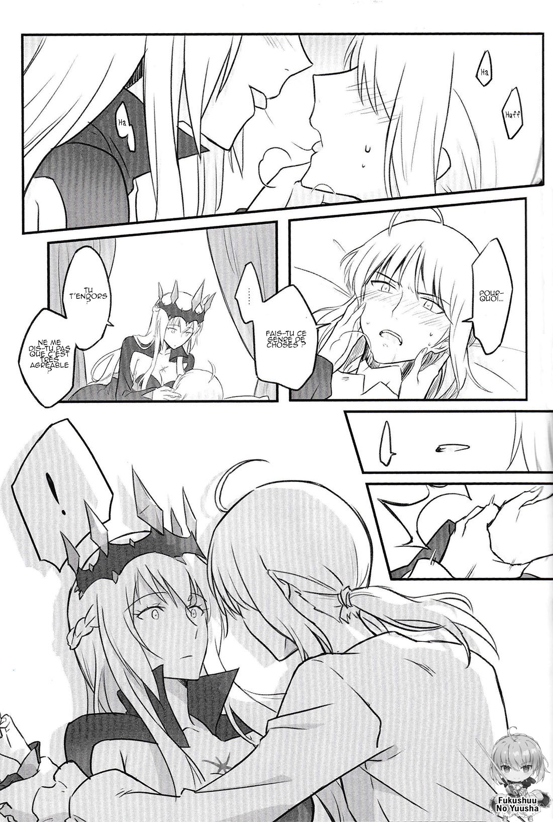 Fate Fanbook #1 Artoria x Morgan page 8 full