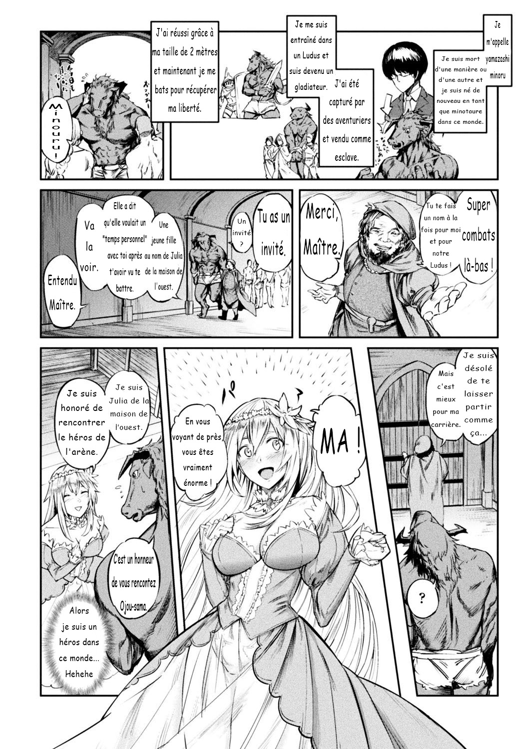 Tensei Shite Minotauros ni Natta Ojou-sama ni Semarareta ken page 2 full