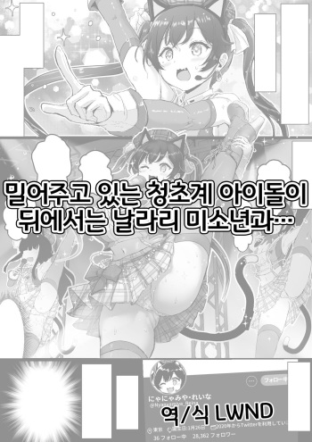 [ふずめ] 推してる清楚系アイドルが裏ではヤリチン美少年と… [Korean] [LWND] cover