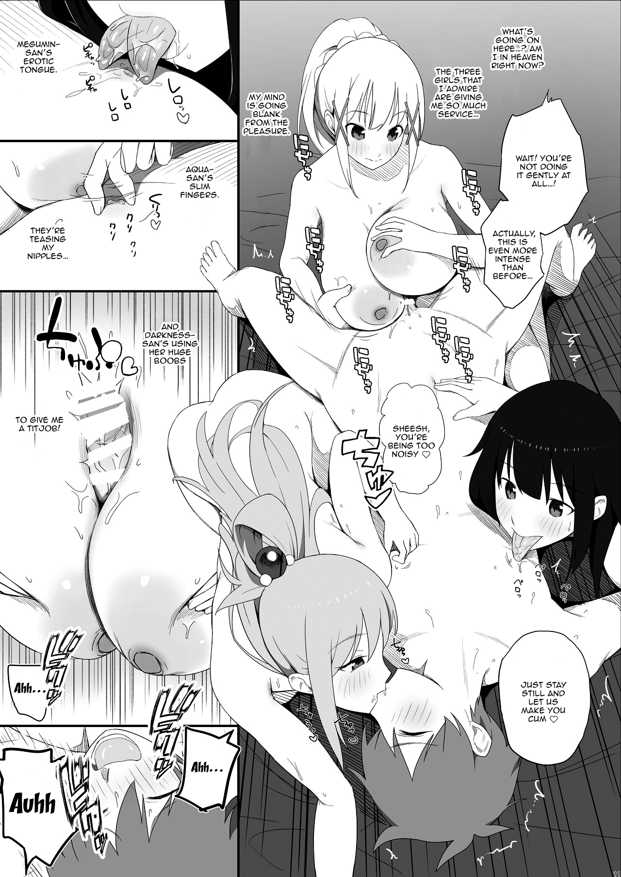Succubus-san no Miseru Yume no Naka de Akogare no Anoko-tachi to Ecchi Shimakuru Mob Boukensha page 12 full